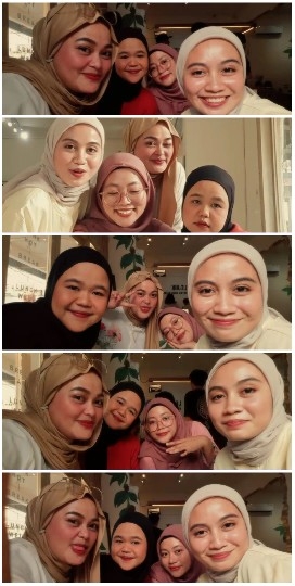 Women Smiling Together Indoors