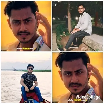Man in Various Poses Outdoors