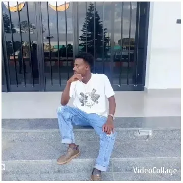 Person Thinking on Outdoor Steps