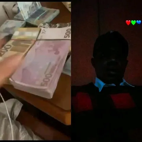 Stacks of Euro Banknotes on Table