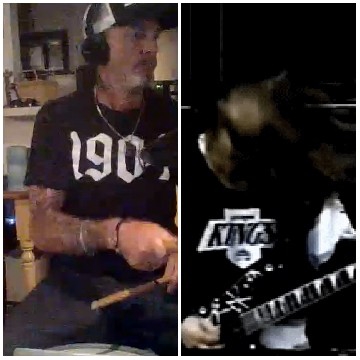 Drummer and Electric Guitarist
