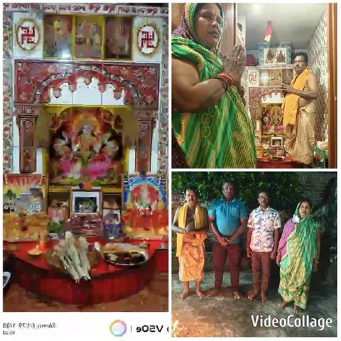 Religious Altar and Traditional Attire