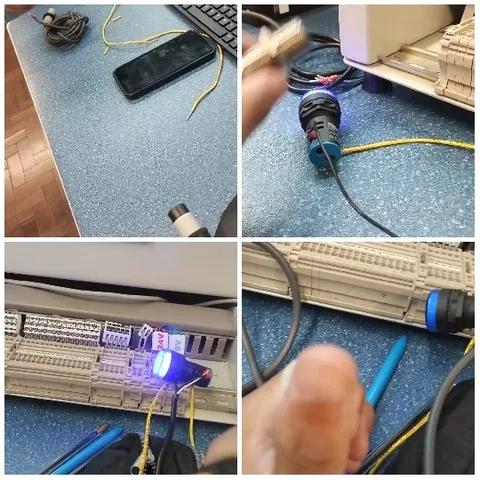 Workspace with Electronic Components