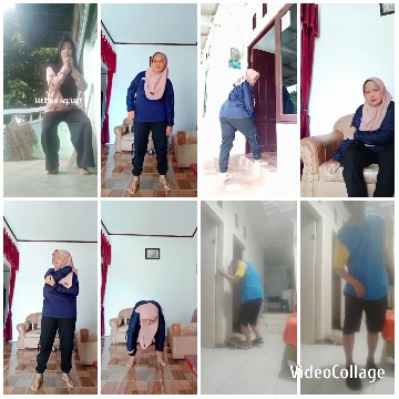 Person in Headscarf Engaging Indoors