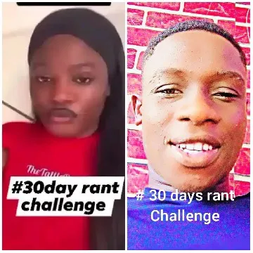 30-Day Rant Challenge Split Screen