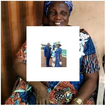 Elderly Woman in Traditional Attire