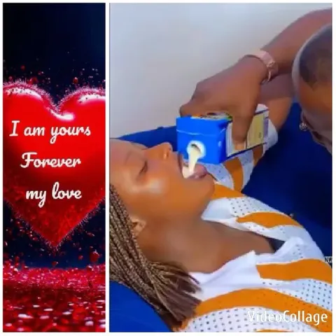Heart and Liquid Feeding Gesture