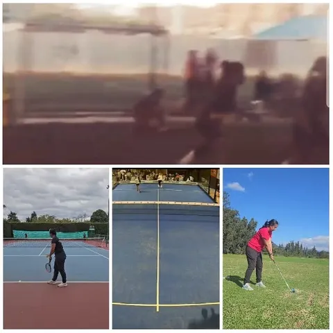 Sports Activities in Four Photos