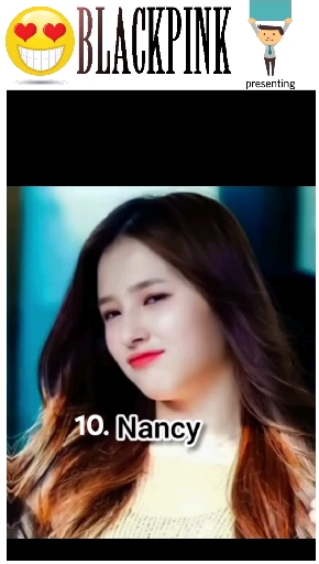 Nancy from BLACKPINK Smiling