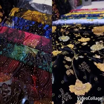Intricate Fabrics in a Store Display