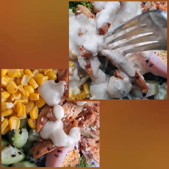 Close-Up of Grilled Chicken Dish