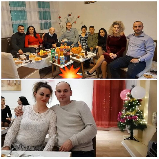 Gathering with Food and Decorations