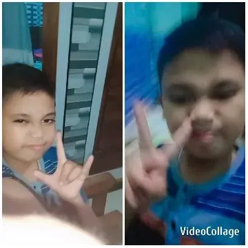 Young Person Making Peace Sign