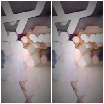 Blurry Corridor with Abstract Lighting