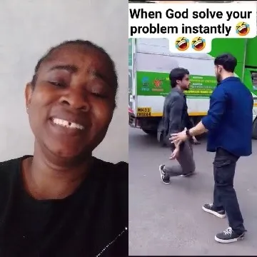 Smiling Person And Street Interaction