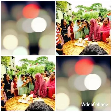 Gathering Around Table in Nature
