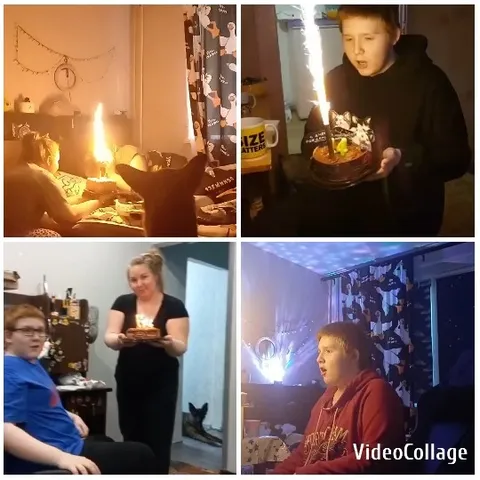 Birthday Celebration with Cake