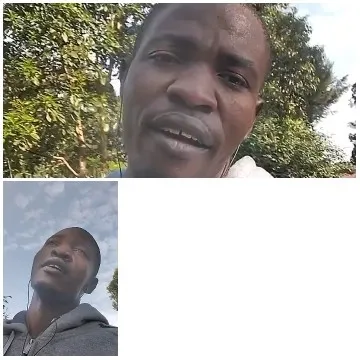 Person Outdoors Smiling and Looking Up
