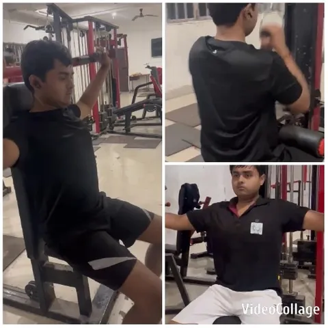 Person Working Out in Gym