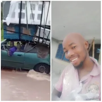 Flooded Road and Indoor Smile