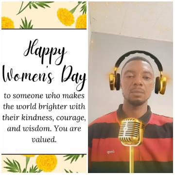 Happy Women's Day Floral Design