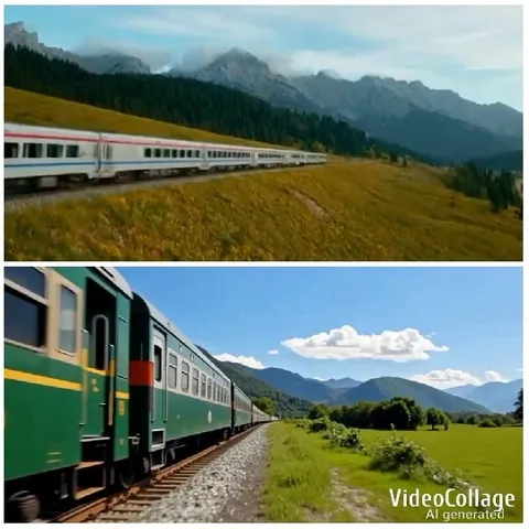 Scenic Railway Views in Nature