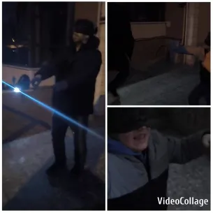 Nighttime Outdoor Navigation with Flashlight
