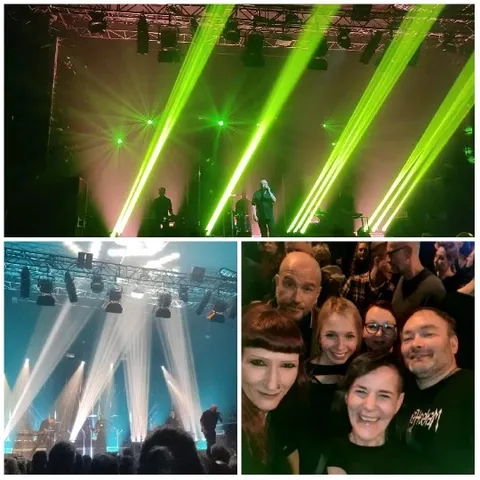 Concert Stage And Happy Faces