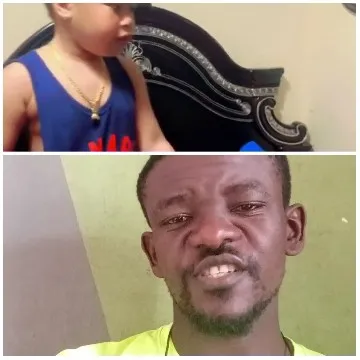 Child and Man Speaking Together