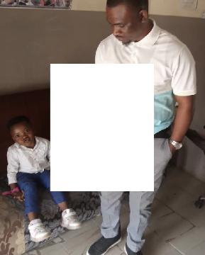 Child and Adult on Sofa