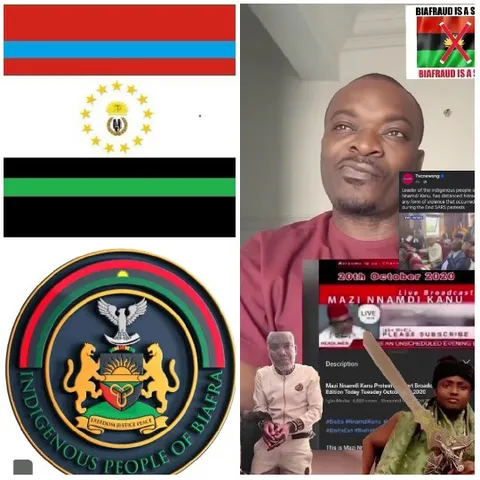 Biafra Flag and Live Broadcast Details
