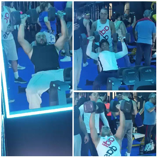 Busy Gym Workout Scene