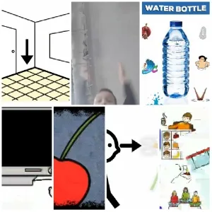 Cartoonish Room and Various Elements