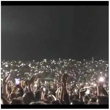 Crowd at Night Concert