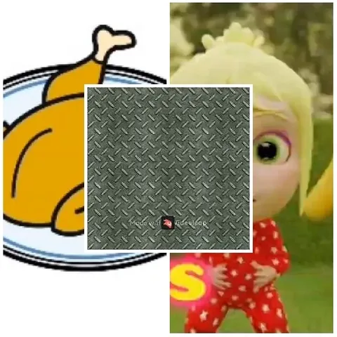 Cartoon Turkey and Animated Character