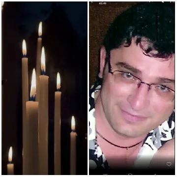 Candles in Dim Light and Portrait