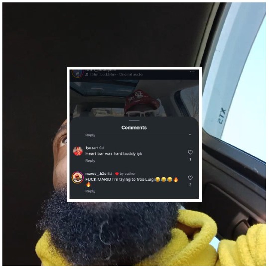 Person in Yellow from Car