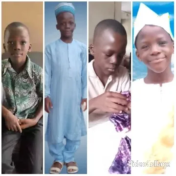 Boys in Traditional and Patterned Attire