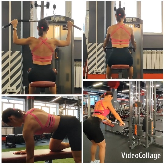 Woman Exercising in the Gym