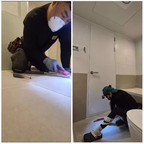 Bathroom Repair Work in Progress