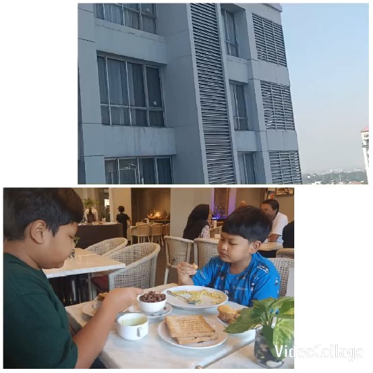 Building Exterior and Restaurant Scene