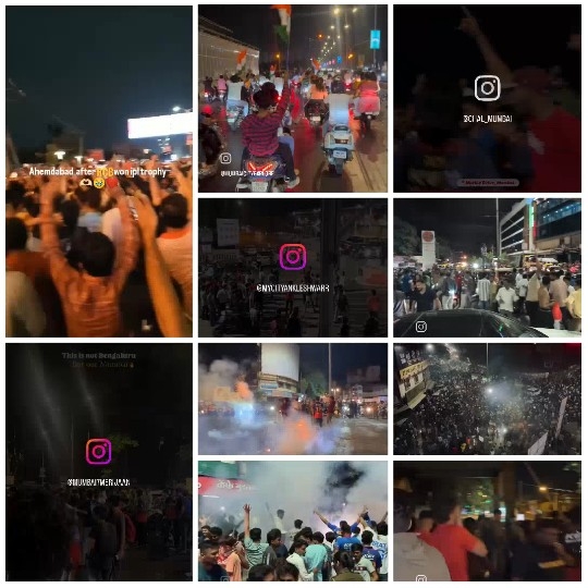 Celebration with Fireworks and Gatherings