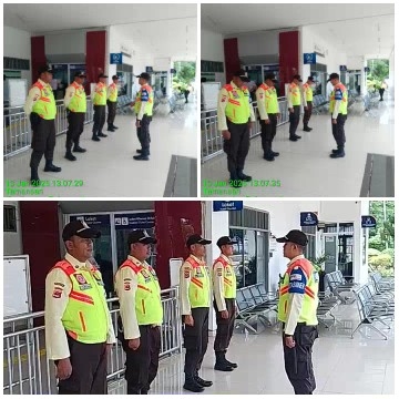 Security Personnel in Formation