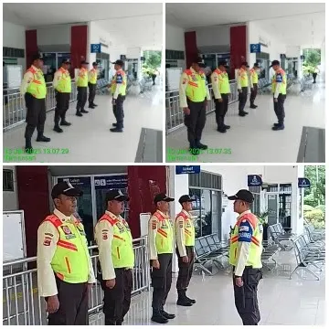 Security Personnel in Formation