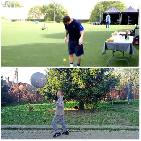 Playing with Balls Outdoors