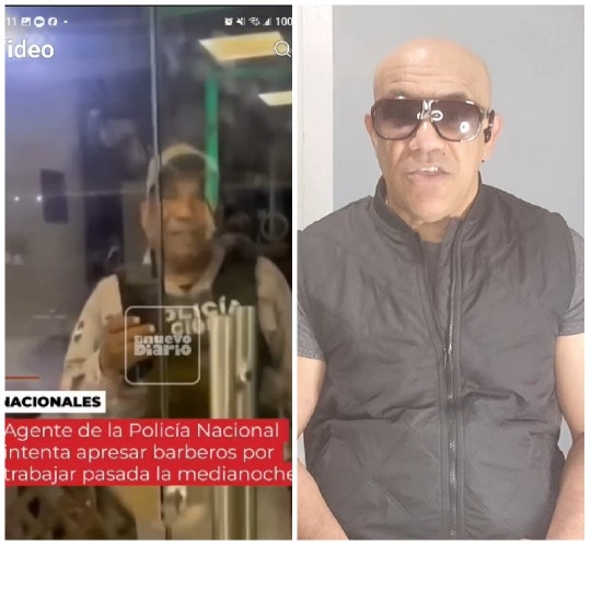 Police and Sunglasses Split-Screen