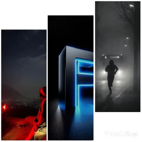 Cityscape View with Running Figure