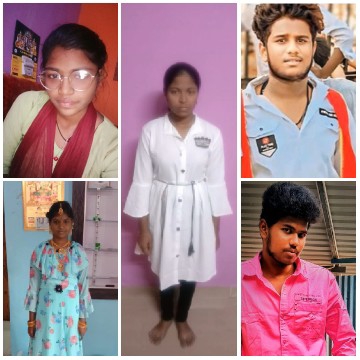 Young People Posing in Different Places