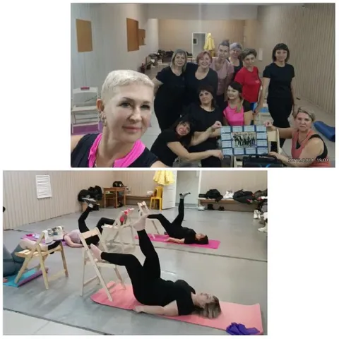 Group of Women in Fitness Class