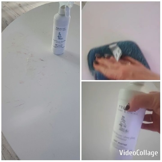 Cleaning Supplies and Wiping Surface